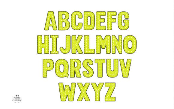 Dotted Back to School Font - Image 8