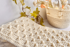 Alternative view of Double Crosses Blanket Crochet Pattern