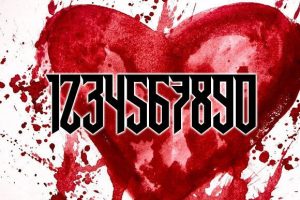 Alternative view of Dracula Font