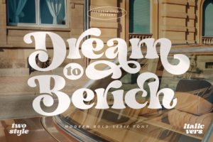 Alternative view of Dream to Berich Font Font