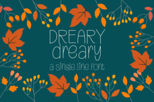 Dreary Font