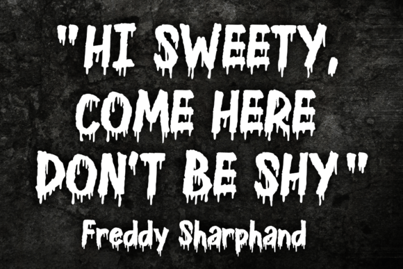 Dripping Halloween Font - Image 2