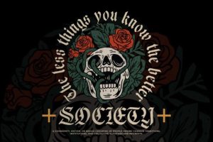 Alternative view of Ducky Black Font