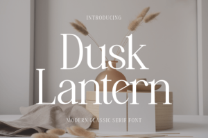 Dusk Lantern Font