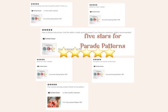 Easy Scrunchie Sewing Pattern - Image 4