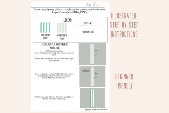 Easy Scrunchie Sewing Pattern - Image 5