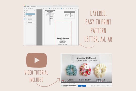 Easy Scrunchie Sewing Pattern - Image 6