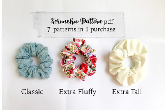 Easy Scrunchie Sewing Pattern - Image 3