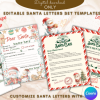 Editable Letter Santa Kit
