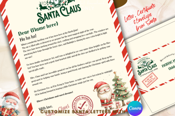 Editable Letter Santa Kit - Image 4