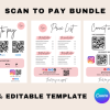 Editable Payment Sign Template Bundle
