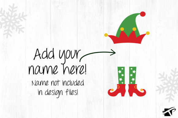 Alternative view of Elf Christmas Monogram