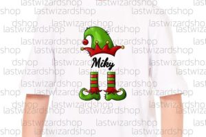 Alternative view of Elf Hat and Feet Png, Christmas Elf Legs