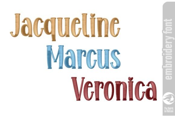 Emanie Cute Embroidery Font - Large - Image 3