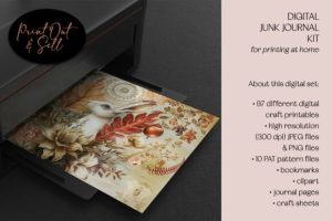 Alternative view of Enchanted Autumn Junk Journal Kit