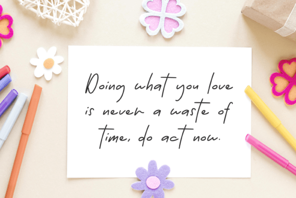 Essentials Handwriting Font - Image 4