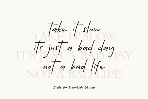 Essentials Handwriting Font - Image 6