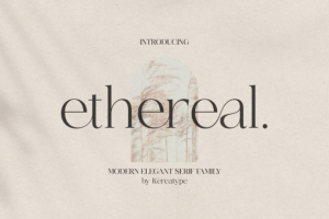 Ethereal Font