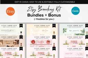 Etsy Shop Branding Kit Bundle