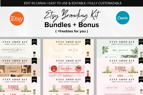 Etsy Shop Branding Kit Bundle