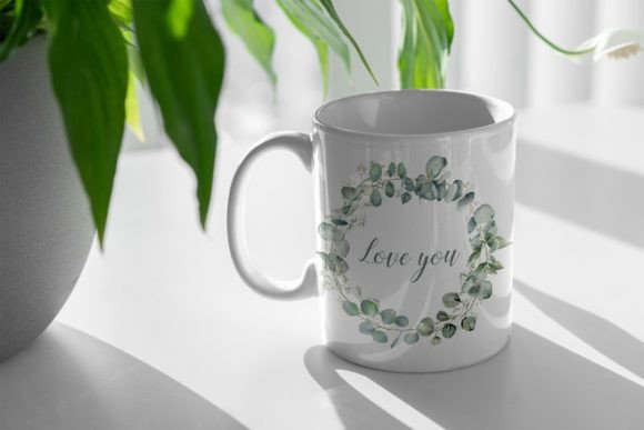 Eucalyptus Clipart. Watercolor Greenery - Image 8