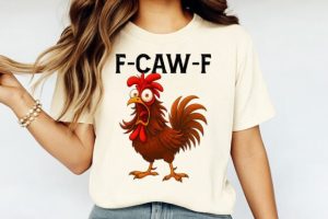 F-CAW-F Rooster Screaming Chicken Meme