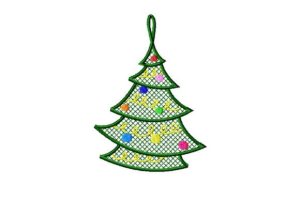Alternative view of FSL Christmas Tree Embroidery Pattern