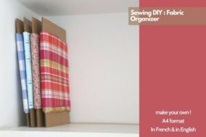 Fabric Organizer Sewing DIY