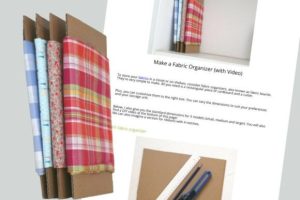 Alternative view of Fabric Organizer Sewing DIY