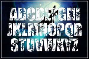 Alternative view of Fairy Font