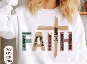 Faith Cross Svg, Christian Png,Religious