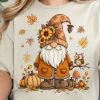 Fall Gnome Png, Retro Thanksgiving PNG