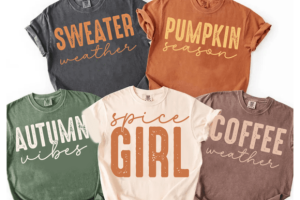 Fall PNG, Retro Distressed Fall PNG, Aut