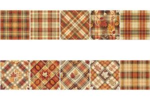 Alternative view of Fall Plaid Seamless Pattern