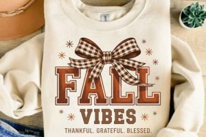 Alternative view of Fall Vibes PNG, Thanksgiving PNG, Fall