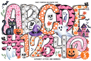 Fancy Pumpkin Halloween Font