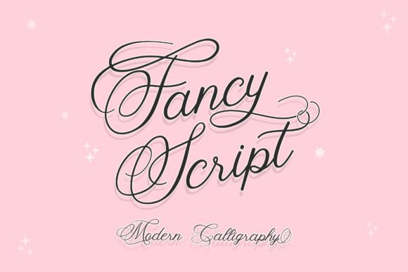 Fancy Script Font