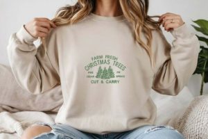 Alternative view of Farm Fresh Christmas Trees Embroidery