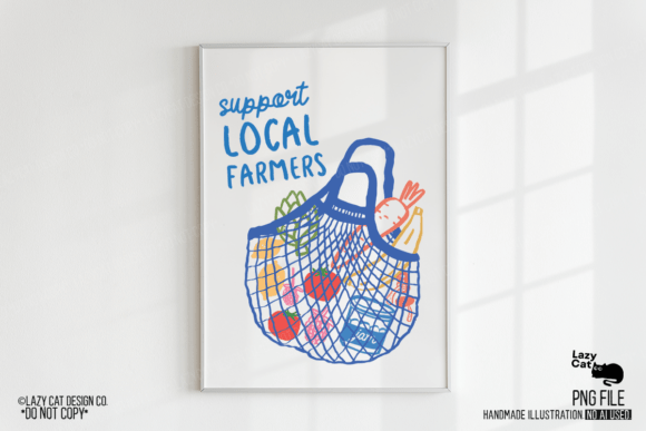 Alternative view of Farmers Market Hand-drawn PNG Bundle