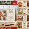 Farmhouse Christmas Animal Cutting Board