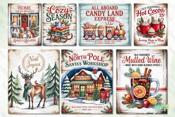 Farmhouse Cozy Christmas Sublimation - Image 8