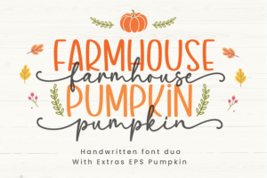 Farmhouse Pumpkin Font