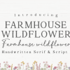 Farmhouse Wildflower Font
