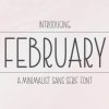 February Font