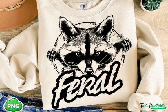 Feral Raccoon Png Svg,Popular Kids Shirt - Image 5