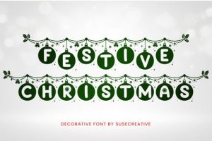 Festive Christmas Font