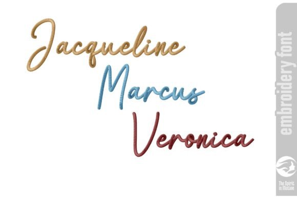 Finch Signature Embroidery Font - L - Image 3