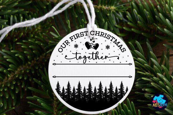First Christmas Ornament SVG Bundle - Image 6