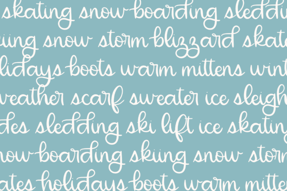 First Snowfall Font - Image 8