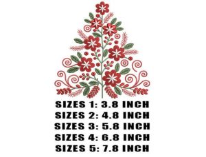 Alternative view of Floral Christmas Tree